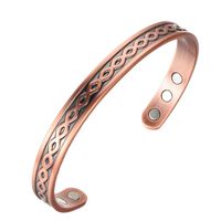 Accessoires de mode Bracelet manchette classique unisexe en imitation perle, bienfaits pour la santé (vitiligo, arthrite), magnétique, vente en gros Z