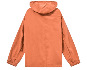 Abrigo Casual con Capucha para Hombre, Color Naranja, Resistente al Viento, Talla Grande, Largo Regular, Color Sólido, Tejido de Poliéster - Product Image 4
