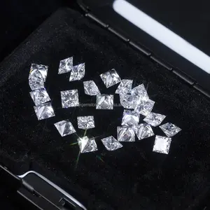 Gia bersertifikat Natural Princess Cut E warna Vs kemurnian 1 Ct berlian produsen