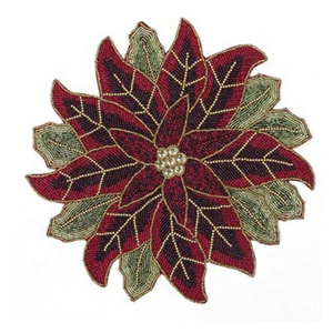 Beautiful Flower Design Wedding Party Table Decoration Mats/<b>Placemats</b> Coaster Function <b>Beaded</b> Material Eco-Friendly Customizable - Product Image 5