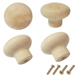 Tendance qualité Acacia bois porte boutons tiroir bouton cuisine armoires boutons fabrication prix le plus bas - Product Image 3