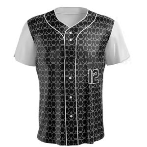 Vêtements de sport, uniforme de baseball, nouveau design, uniforme de baseball 100% polyester, uniforme de baseball à vendre - Product Image 2