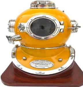 Designer 18" <b>Vintage</b> Handmade Marine Divers Diving <b>Desk</b> Nautical Replica Rustic <b>Vintage</b> Home Decor Gifts - Product Image 1