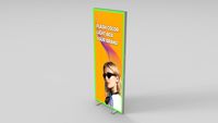Boîte à lumière rectangulaire personnalisée professionnelle, cadre en alliage d'aluminium, éclairage LED, sur pied, ultra-mince, éclairage décoratif de haute qualité