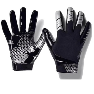 Gants personnalisés avec logo imprimé, en cuir et élasthanne, vente en gros, meilleurs gants à prix raisonnable, nouveau design, gants américains personnalisés - Product Image 2