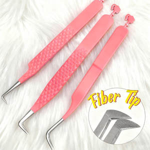 แหนบต่อขนตาสแตนเลสคุณภาพระดับซาลอน พร้อมดีไซน์จับด้านล่างที่มีความแม่นยำสูง ทนทานและป้องกันไฟฟ้าสถิต - Product Image 4