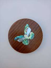 Posavasos de madera hechos a mano con fregona, perfecto para regalar durante festivales, bodas y eventos especiales - Product Image 3