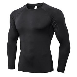 Imprimé respirant à manches longues MMA Rash Guard Logo personnalisé chemise de Compression unisexe vêtements d'entraînement de gymnastique Spandex/Polyester meilleur - Product Image 6