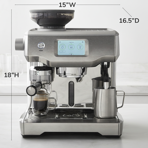 Cafetera Espresso Totalmente Automática de 1800W con Pantalla Táctil, de Grano a Taza, para Cappuccino y Latte, de Acero Inoxidable - Product Image 2