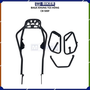 แร็คท้ายรถมอเตอร์ไซค์ M-BIKER สำหรับ CB500F พร้อมกล่องติดตั้ง ABS ถุงพลาสติก โครงถุงท้ายรถ สำหรับเก็บสัมภาระ - Product Image 2