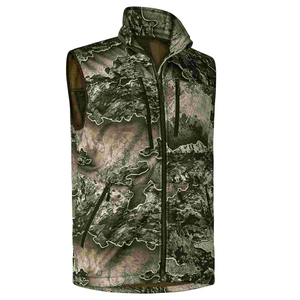 Gilets de chasse sur mesure pour adultes, style sans manches, coupe ajustée, avec poches, service OEM, camouflage pour gilet de chasse - Product Image 3