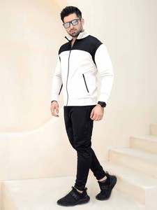 Conjunto Deportivo de Felpa de Algodón para Hombre, Sudadera con Capucha y Cremallera, Producto de Fábrica al por Mayor con su Propio Logotipo - Product Image 4