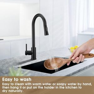 Juego de utensilios de cocina de 8 piezas, juego de utensilios de cocina de madera de teca, sartén antiadherente, cucharas de madera y espátula, utensilios de cocina para el hogar todos los días - Product Image 5