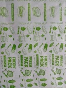 Hot Selling Food <b>Wrapping</b> <b>Paper</b> with Custom Printed Logo Design Grease Proof Food <b>Wrapping</b> <b>Papers</b> for Food Items Packaging - Product Image 3