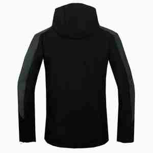 Veste softshell à capuche de qualité supérieure bon matériel meilleur prix de vente veste softshell personnalisée pour entraînement sportif - Product Image 3