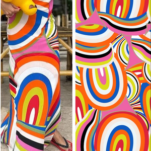 Tissu de broderie en coton artificiel pour faire du matériel de robe fantaisie - Product Image 5