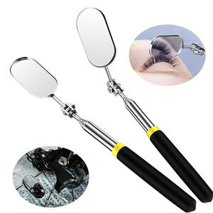 Espejo Cosmético de Acero Inoxidable Reutilizable con Función de Aumento, Espejo de Bolsillo Duradero - Product Image 3