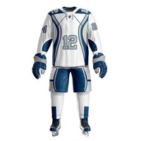 Uniforme de hockey sur glace de haute qualité, nouveau design, personnalisez votre propre tenue professionnelle, qualité professionnelle, 100% polyester, séchage rapide