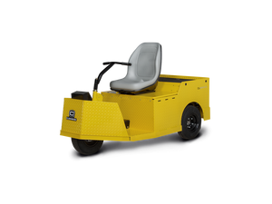 Carro de Mano Eléctrico Amarillo con Asiento, Carro de Transporte Utilitario con Motor de Corriente Continua para Almacén o Fábrica - Product Image 1