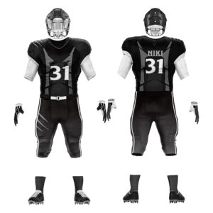 Uniforme de fútbol americano, ropa deportiva de material de poliéster ligero con impresión de logotipo personalizado a la venta - Product Image 4