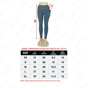 Blaze Fight Wear Leggings de Yoga de cintura alta de secado rápido Diseño cruzado personalizado con cintura elástica transpirable Patrón sólido - Product Image 6