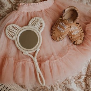 Luxury Small Mini Rattan <b>Hand</b> <b>Held</b> <b>Mirrors</b> - Product Image 4