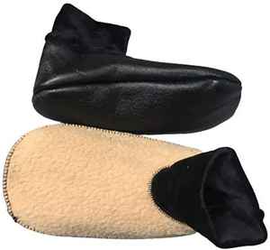 Chaussettes en cuir de vache: Khuffs: chaussures pour hommes musulman namaz chaussettes imperméables à personnaliser. - Product Image 6