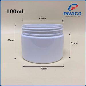 เหยือกพลาสติกเครื่องสำอาง HDPE มีฝาปิดแบบฝาปิดดีไซน์ตามสั่งยี่ห้อจากเวียดนามได้รับการรับรองมาตรฐาน ISO 9001 - Product Image 2