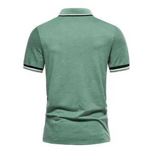 Ropa de calle de alta calidad, Polo cómodo para hombre, Camiseta deportiva, venta al por mayor, ropa de manga corta para hombre, camisetas Polo de talla grande personalizadas - Product Image 2