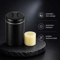 Diffuseur d'arômes solides pour voiture, support de tasse, contrôle de la fragrance rotatif, longue durée 365 jours, sans fuite, coque en aluminium pour la maison