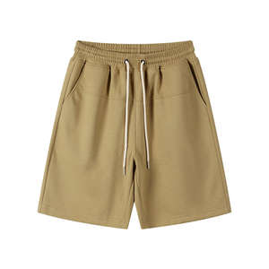 Custom Logo Men's Athletic Gym <b>Shorts</b> 100% Polyester Light <b>Joggers</b> for Running & Workout Solid Pattern Casual Style - Product Image 2