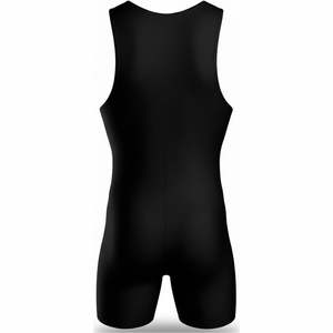 Uniformes de Lucha Libre para Adultos de Talla Grande al por Mayor, Mallas Personalizadas para Levantamiento de Pesas, sin Tirantes, Transpirables, de Poliéster + Elastano - Product Image 3