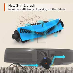 หุ่นยนต์ดูดฝุ่น A4s Pro แรงดูดสูงสุด 1499Pa ระบบนำทางอินฟราเรด ทำงานเงียบ ชาร์จอัตโนมัติ กล่องเก็บฝุ่น 1-2 ลิตร - Product Image 3