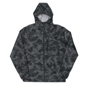 Columbia Flash Forward <b>Windbreaker</b> Technical Outdoor Apparel in <b>Black</b> Camo - Product Image 1