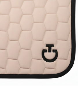 Almohadilla de sillín de doma acolchada geométrica Ajuste anatómico Forro de gofres antibacteriano - Product Image 2