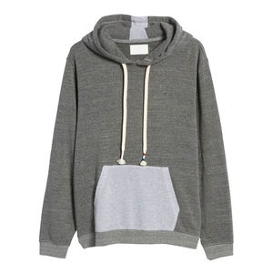 Sweat à capuche en coton à porter tous les jours avec corps uni et manches longues, le format pull prend en charge les patchs ou logos personnalisés. - Product Image 5