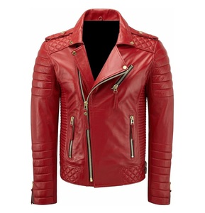 Chaqueta de cuero transpirable personalizada de alta calidad para hombres, nuevo diseño de moda, cuello levantado, cierre de cremallera, ODM para invierno - Product Image 4