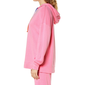 Sweat à capuche décontracté pour femme de qualité supérieure, en coton, manches longues, pull, col à capuche, logo frontal, plusieurs couleurs, design doublé - Product Image 4