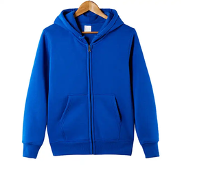 Sweat à capuche unisexe zippé en polyester de haute qualité, avec poche zippée, pour le sport et le fitness, modèle Eni Sweatshirts Boor Herron, vierge, vente en gros - Product Image 6