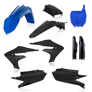Kit de carénage complet en plastique Acerbis pour moto tout-terrain, trous de fixation pré-percés, couleur bleue, accessoires de haute qualité pour Yamaha - Product Image 1