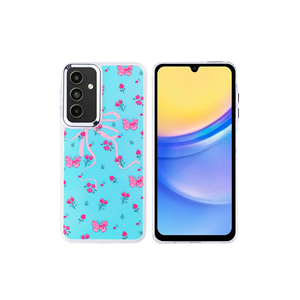 Coque de téléphone en silicone Netzy A15 pour Galaxy A15, design souple en silicone dissipant la chaleur, motif papillon, coque arrière SAFA Hadra - Product Image 1