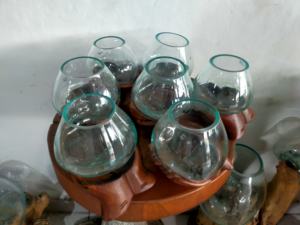 Vase en verre fait main de haute qualité petite commande acceptée - Product Image 2