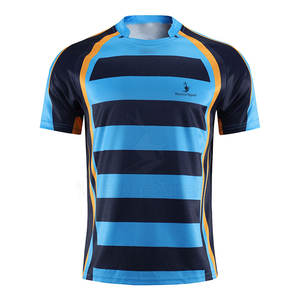 Ropa deportiva para exteriores para hombre, Jersey de Rugby de Material 100% poliéster, el mejor diseño - Product Image 6
