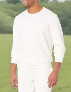 Sudadera extragrande con logotipo personalizado para hombre, jersey de cuello redondo con hombros caídos, ropa de calle de algodón, estilo pesado - Product Image 5