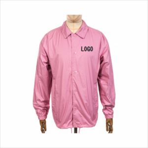 Chaquetas de entrenador de talla grande para hombre, venta al por mayor, algodón impermeable de verano relleno con decoración de botones, impresión por sublimación de pantalla - Product Image 6