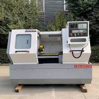 Haute précision petit lit plat CNC tours Machine horizontale semi-automatique unique fourni ALCK6136 tour cnc à lit plat