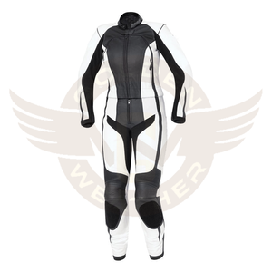 Combinaison en cuir de moto coupe-vent imperméable pour femmes au design personnalisé pour la vente en gros de protecteur de moto et de course automobile - Product Image 2