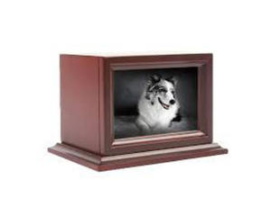 Hot Selling Modern Style Natural Wood Pet Memorial Urns for Cats & <b>Dogs</b> with Photo Frame <b>Ashes</b> <b>Keepsake</b> - Product Image 1