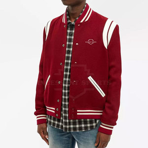 ออกแบบแจ็คเก็ตฤดูหนาวแบบ Letterman คุณภาพสูง ปรับแต่งได้ เป็นมิตรกับสิ่งแวดล้อม แห้งเร็ว สไตล์สตรีทแวร์ ทรงหลวม กันน้ำ สำหรับผู้ชาย - Product Image 3