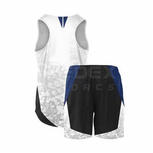 Por encargo 100% Poliéster Ropa deportiva Transpirable 7v7 Uniforme con mangas cortas Conjunto más vendido - Product Image 3